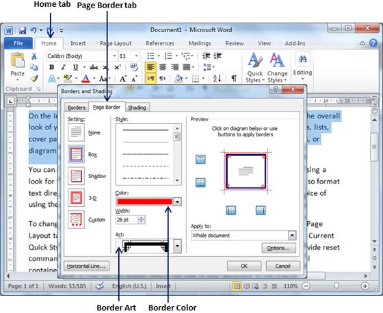 How To Insert Borders In Word Templates Printable Free