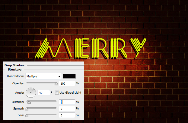how-to-create-a-merry-christmas-neon-wall-sign-text-effect-in-photoshop